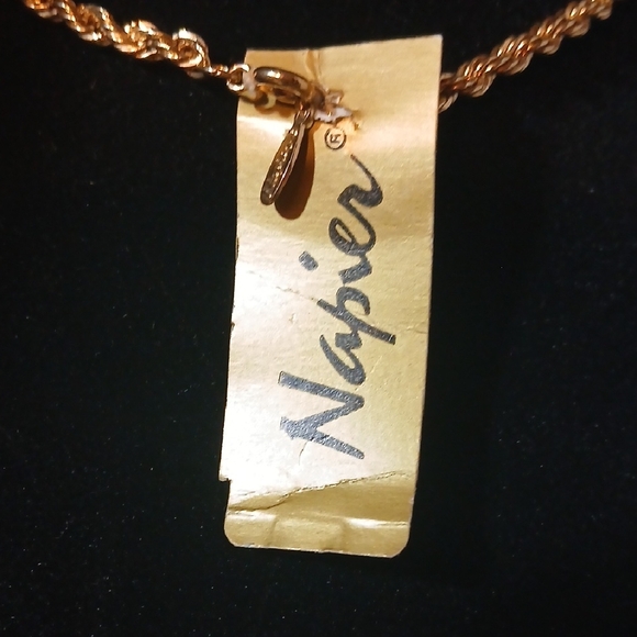 Napier Vintage Twisted Gold Tone Necklaces - Picture 5 of 8